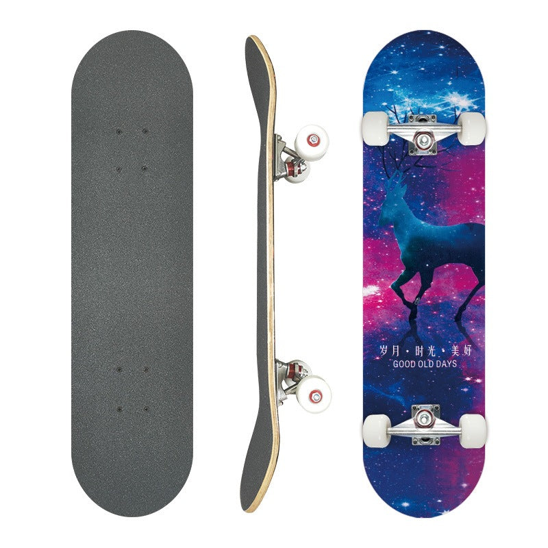 Grafisk Kunstnerisk Skateboard Skanto