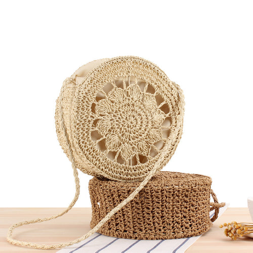 Rund Makramee Crossbody Bag Skanto