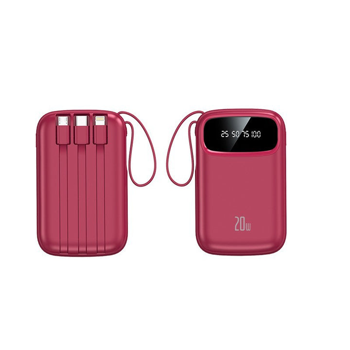 Bærbar powerbank med høy kapasitet og hurtigladingsfunksjon Skanto