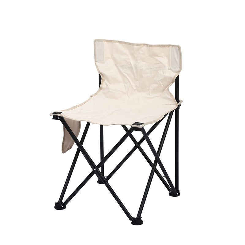 Faltestol med ergonomisk ryggstøtte og robust ramme Skanto