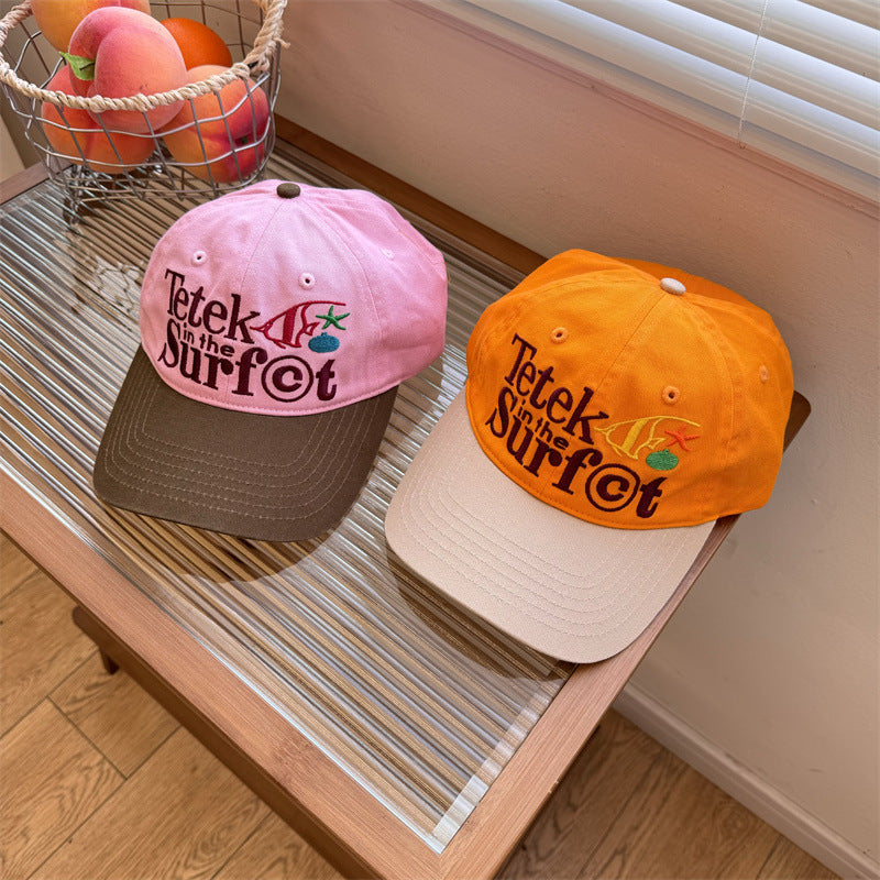 Kvinnenes broderte casual solhatt Skanto