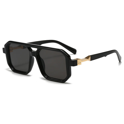 Dame stilige oversized solbriller med geometrisk ramme Skanto