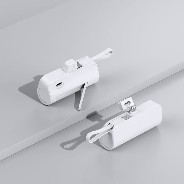 Kompakt Powerbank med integrert ladetilkobling Skanto
