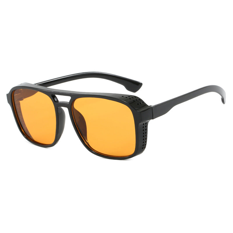 Dame moteriktig solbrille i trendy skilpaddemønster Skanto