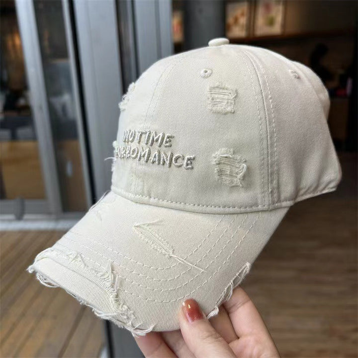 Kvinne Slitt Bomull Baseball Caps Skanto