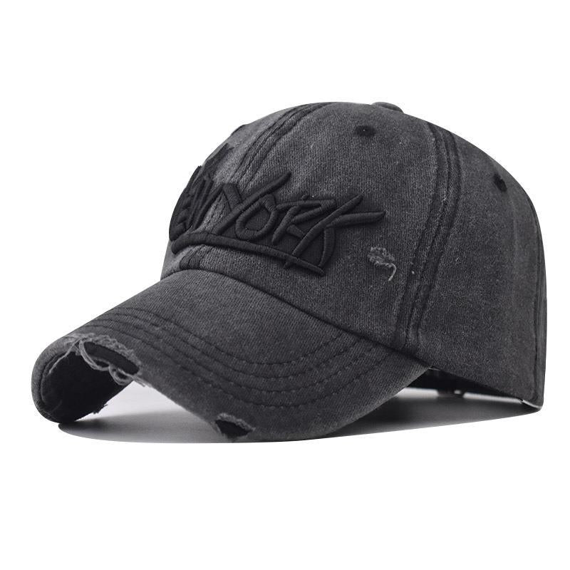 Herre Slitt Casual Brodert Caps Skanto