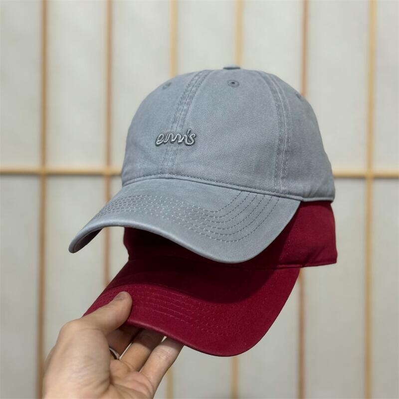 Herre Bomull Twill Justerbar Baseball Caps Skanto 1784270699