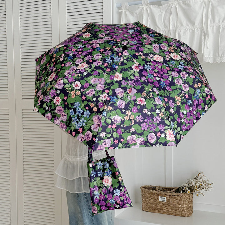 Dame Multifunksjonell skulderveske med blomsterdesign Skanto