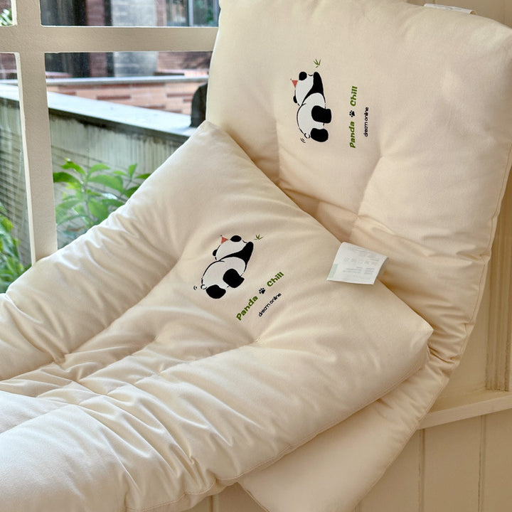 Damer Ergonomisk hodepute med lekent panda-motiv Skanto
