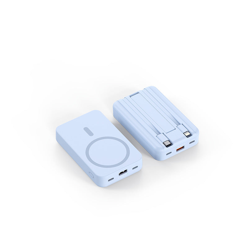 Kompakt powerbank med modulær hurtiglading funksjon Skanto