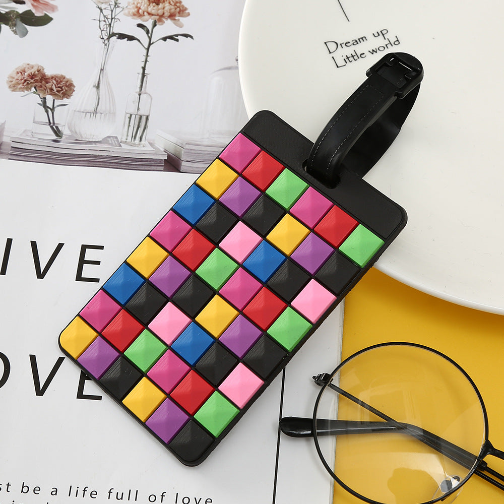Unisex Bagasjevippe med moderne geometrisk design Skanto