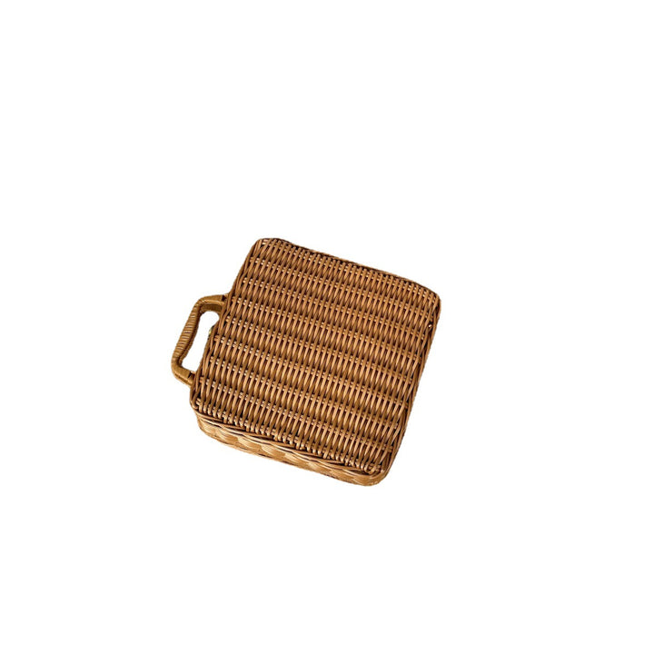 Dame stilige Rattan-Crossbody-veske Skanto