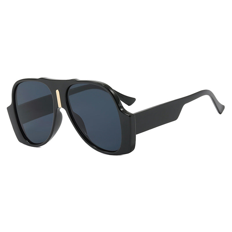Dame kvadratisk solbrille med unikt dyremønster ramme og UV-beskyttelse Skanto