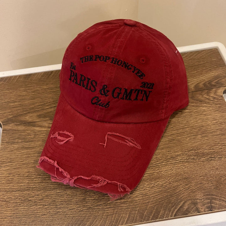 Herre Slitt Bomull Twill Baseball Caps Skanto