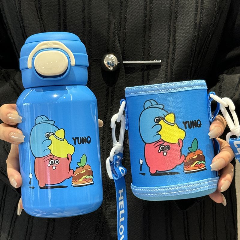 Damen Isoliertrinkflasche mit sicherem Klappdeckel und verspieltem Design Skanto