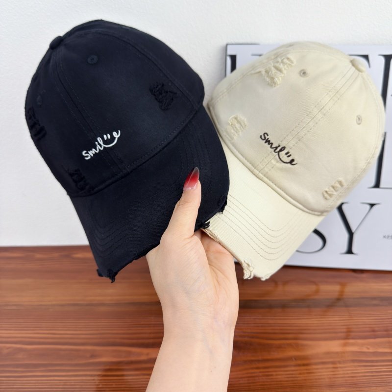 Kvinne Slitt Bomull Baseball Caps Skanto 1784270843