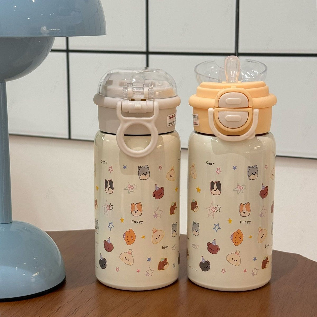 Dame dyremotivert drikkeflaske i moderne design Skanto