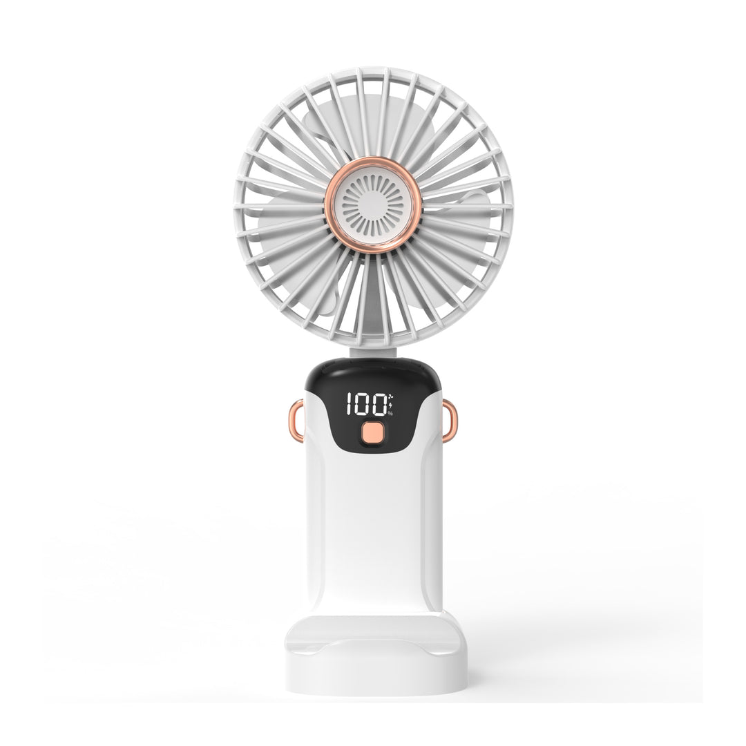 Unisex Bærbar Digital Håndholdt Mist Vifte Skanto