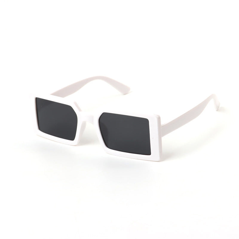 Dame moteriktig transparent hjørne solbrille Skanto