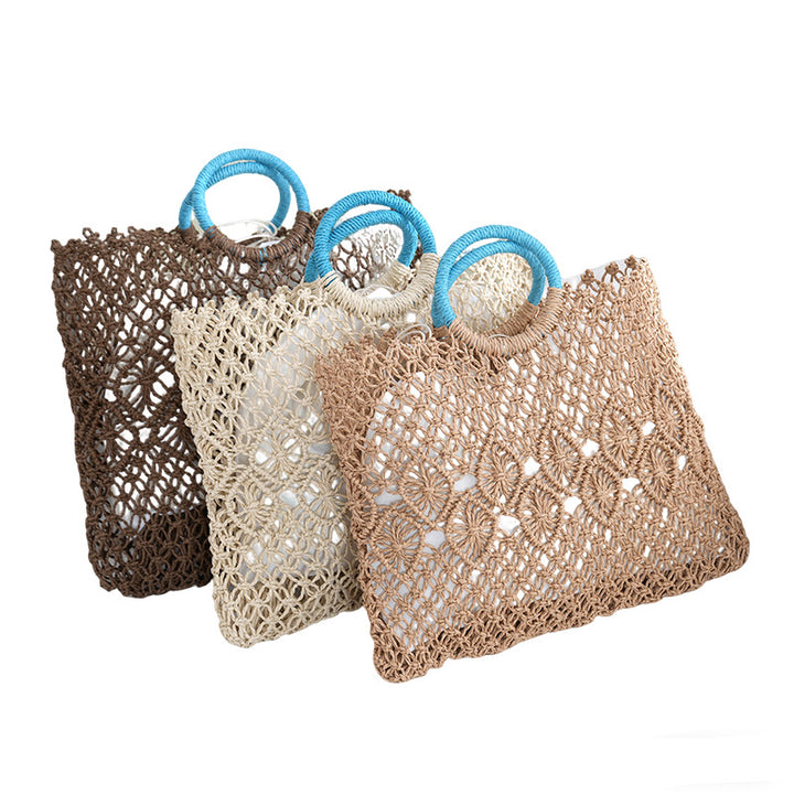 Makramee Shopping Bag med Kunstneriske Design Skanto