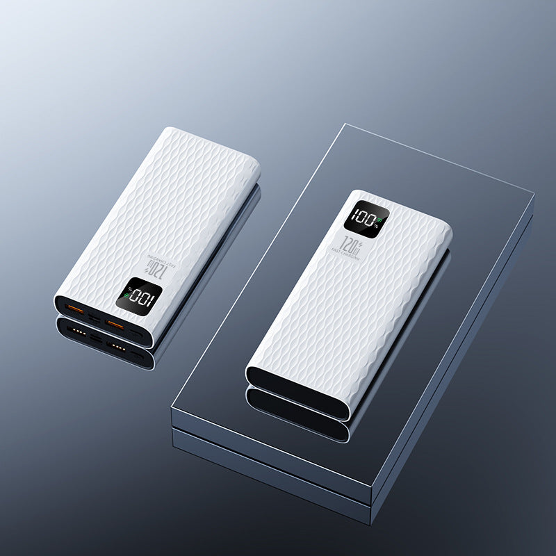 Høyytelses powerbank med digital ladeindikator Skanto