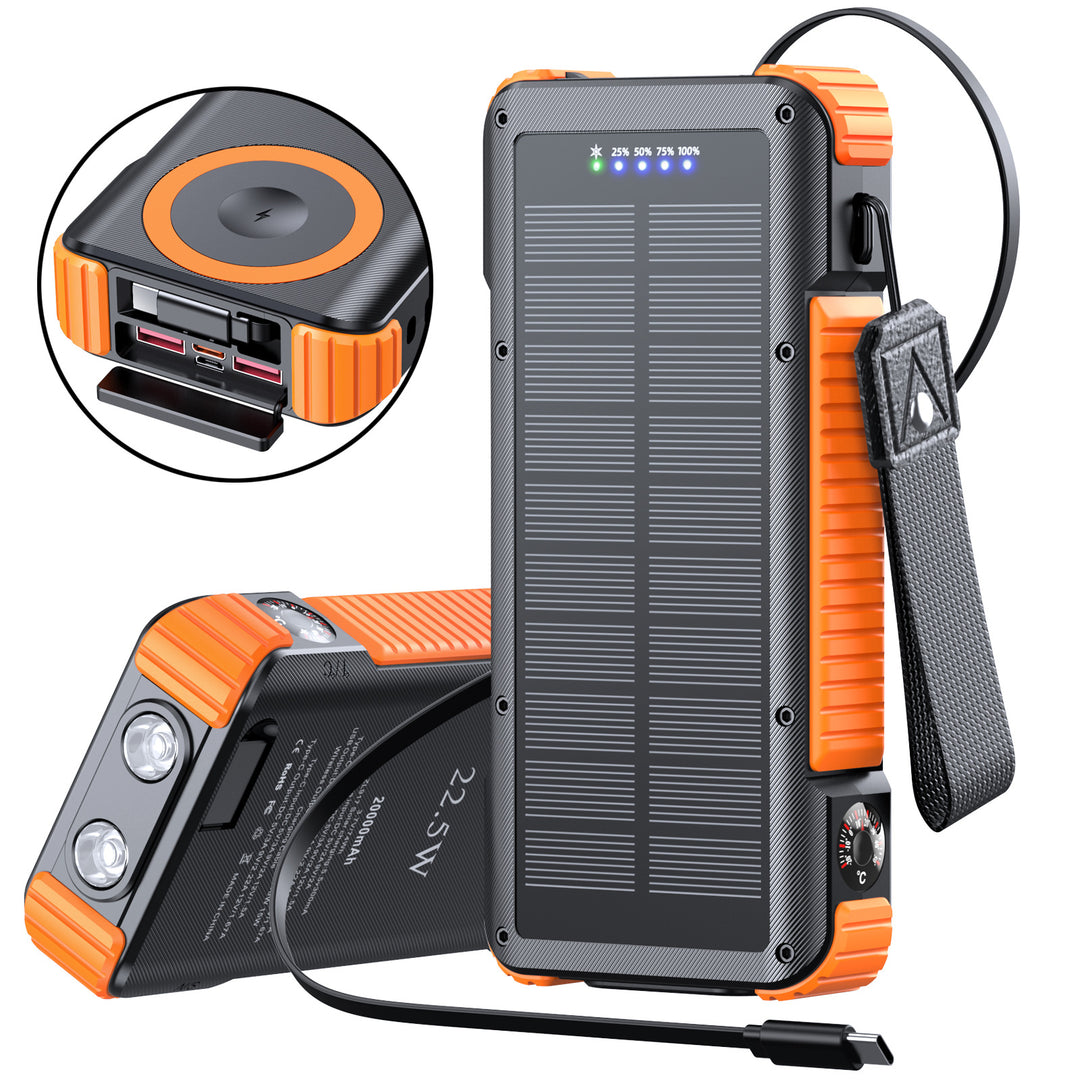 Bærbar Solenergi Powerbank Skanto