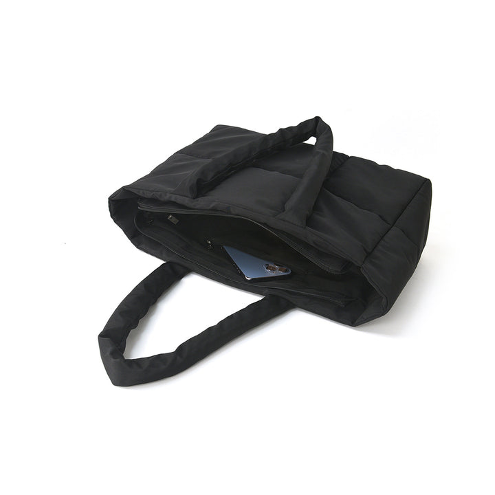 Polstret bæretaske med moderne quiltedesign Skanto