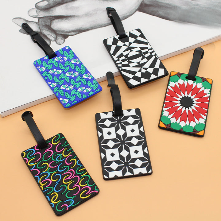 Unisex Bagasjevippe med moderne geometrisk design Skanto