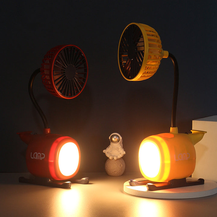 Dame multifunksjonell bordvifte med LED-belysning og fleksibel arm Skanto