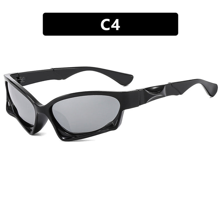 Dame sporty solbrille med moderne, aerodynamisk design Skanto