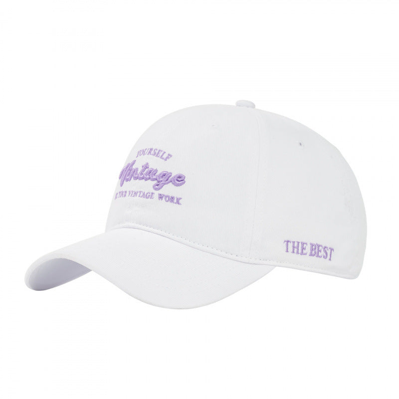 Kvinnenes vintage-inspirerte broderte baseballcap Skanto