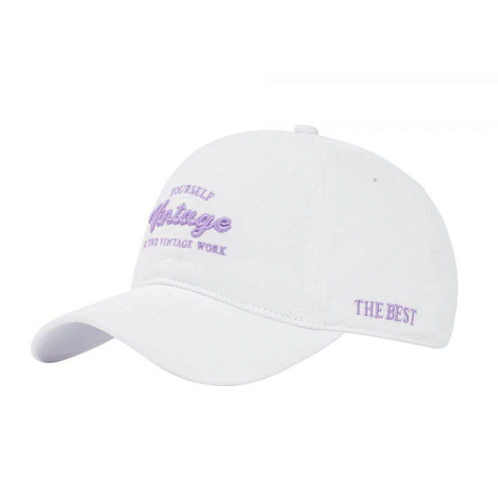 Kvinnenes vintage-inspirerte broderte baseballcap Skanto