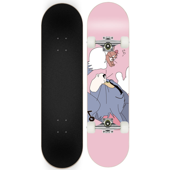 Skateboard med Galaxy Design Skanto