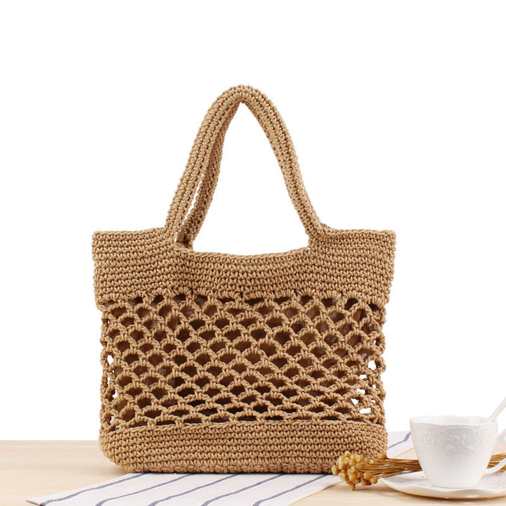 Net bag made of hand-knotted natural materials Skanto