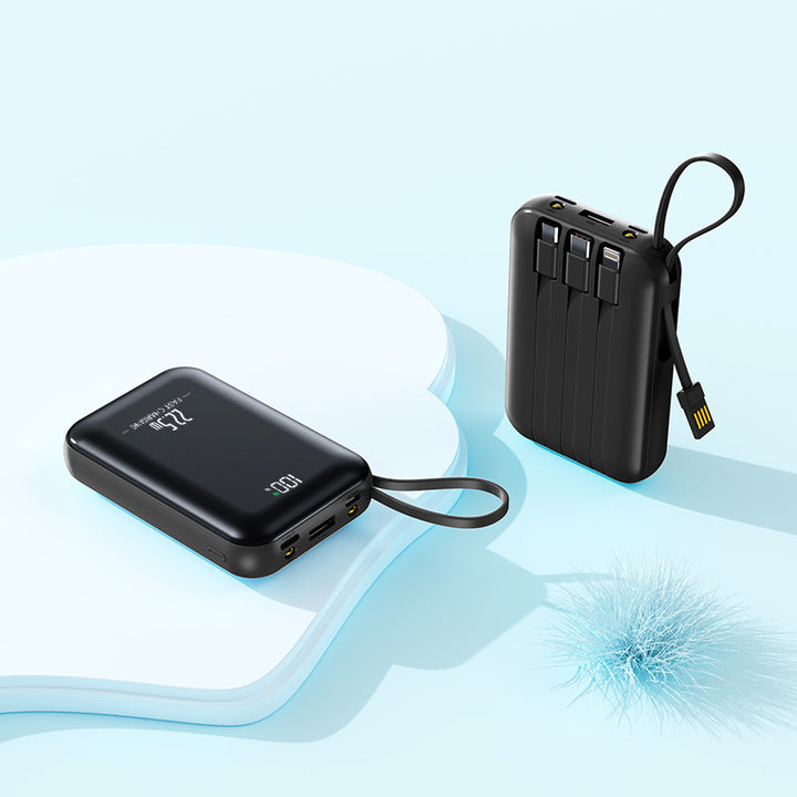 kompakt Powerbank med hurtiglading funksjon Skanto