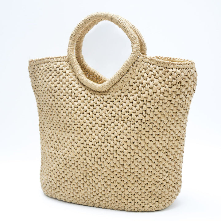 Håndlaget strå veske Skanto