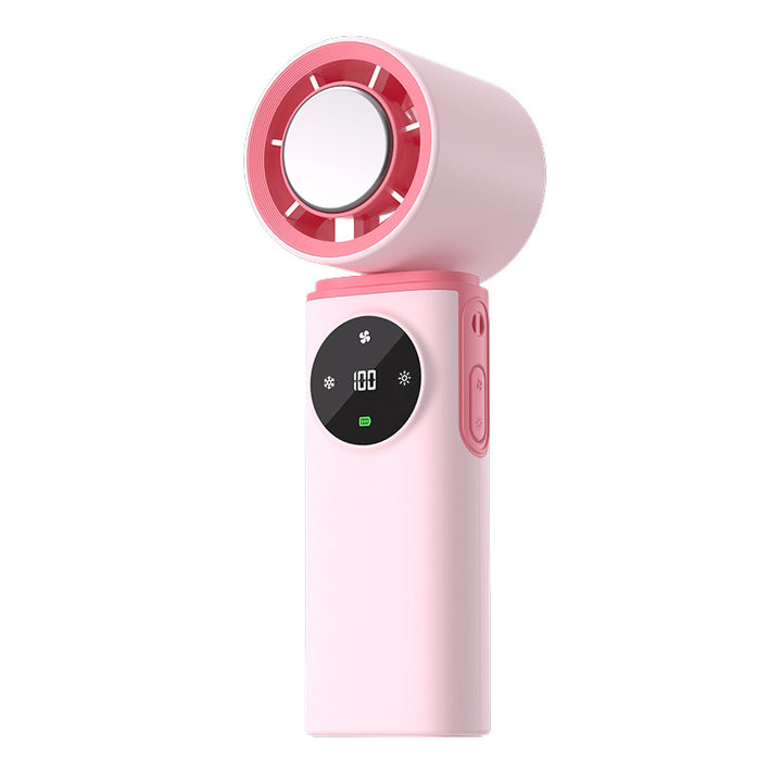 Dame bærbar USB-mini-viftemer med LED-skjerm Skanto