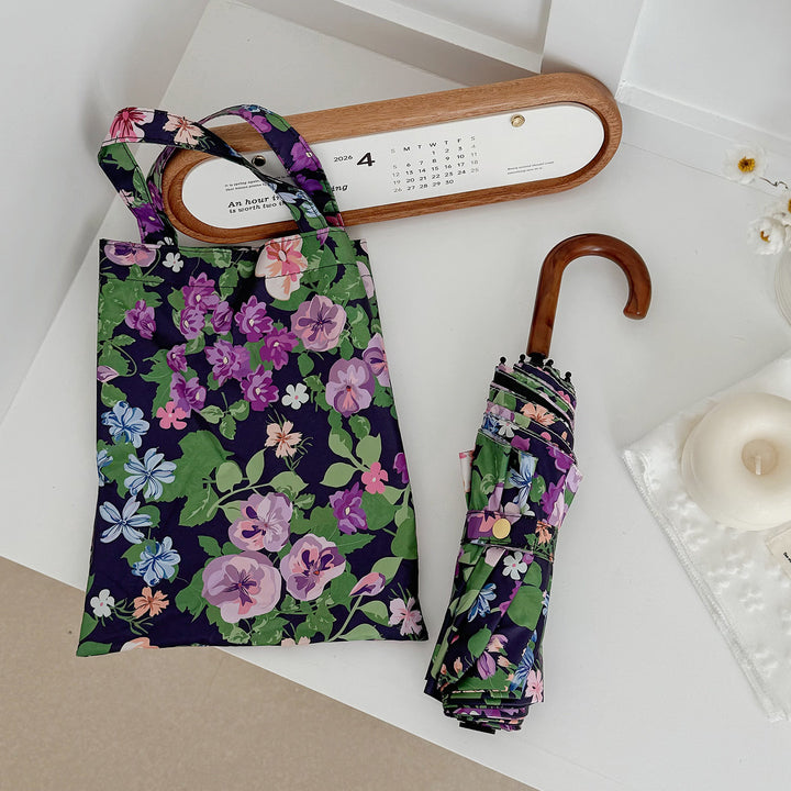 Dame Multifunksjonell skulderveske med blomsterdesign Skanto