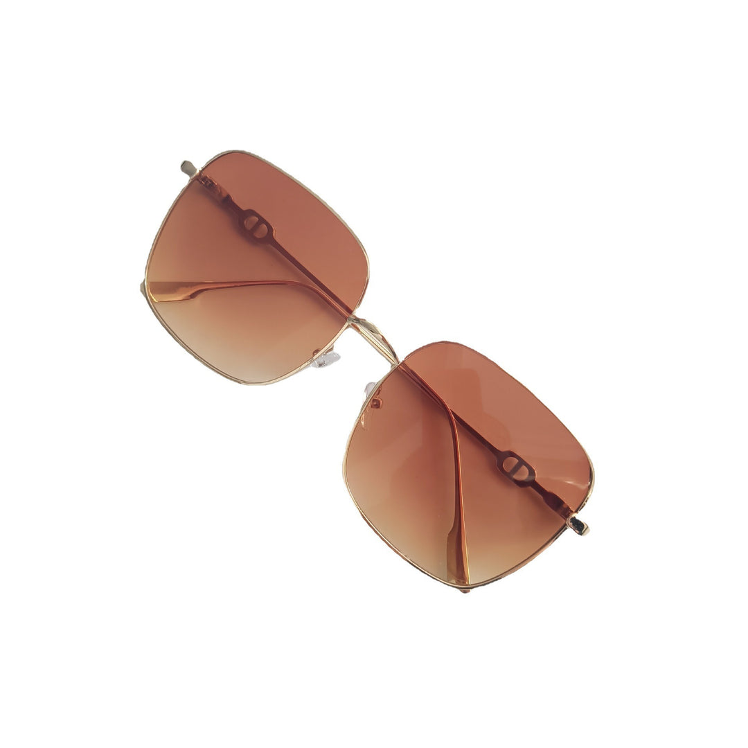 Dame geometrisk oversized solbrille Skanto