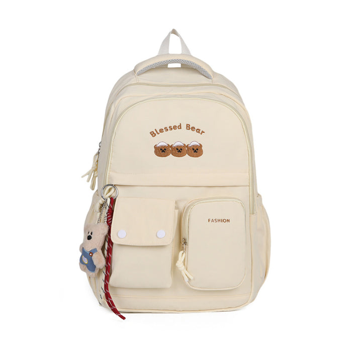 Casual Bear Utsmykket Skolesekk