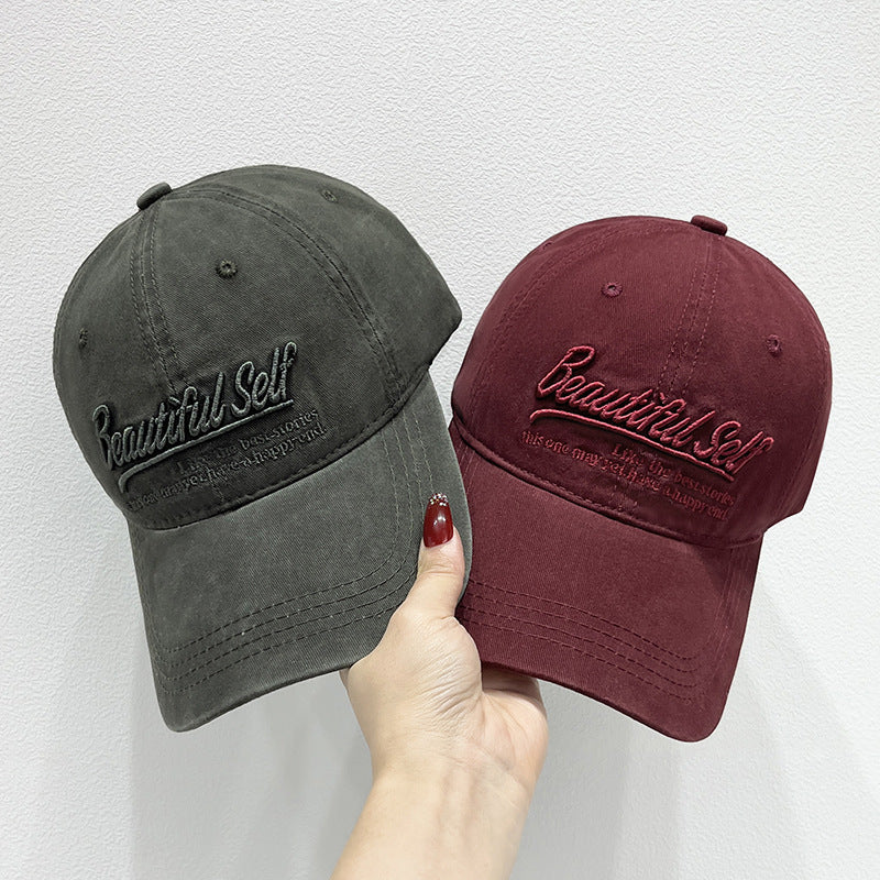 Kvinne Trendy Brodert Caps Skanto