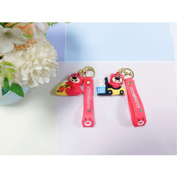 Unisex Cute Bear-themed Keychain Skanto