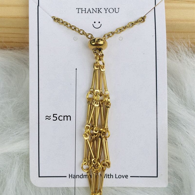 Skanto | Krystallstein Choker Halskjede