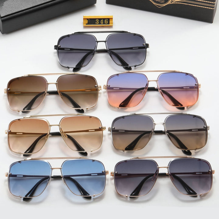 Dame designer solbrille med stilleggende firkantet ramme og UV-beskyttelse Skanto