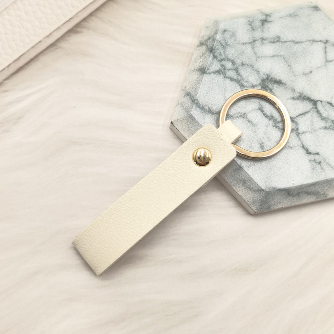 Unisex nøkkelring i høy kvalitet av kunstskinn med stiløs design Skanto