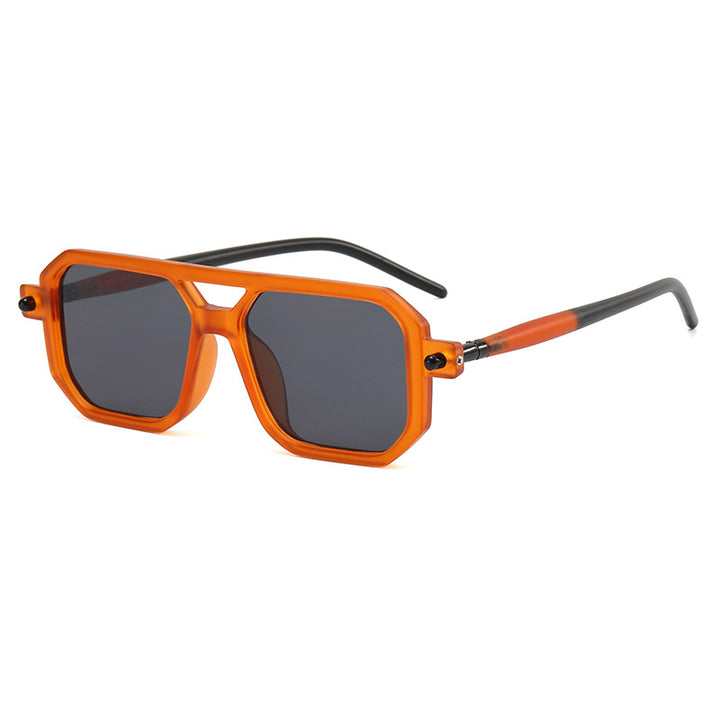 Dame modische Achteck solbrille Skanto