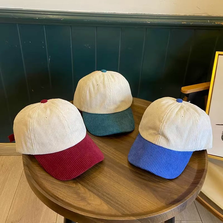 Kvinnenes kordfløyels baseball cap Skanto