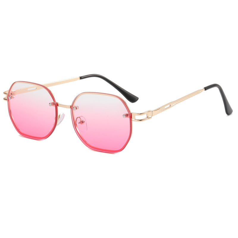 Dame Designer-solbrille i moderne åttekant-design Skanto