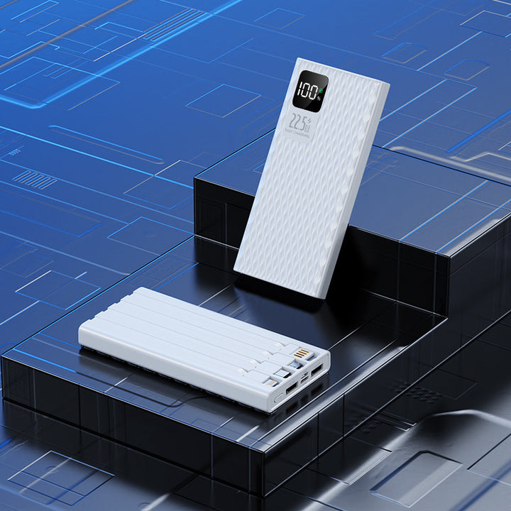Høyytelses powerbank med intelligent ladeteknologi og digital skjerm Skanto