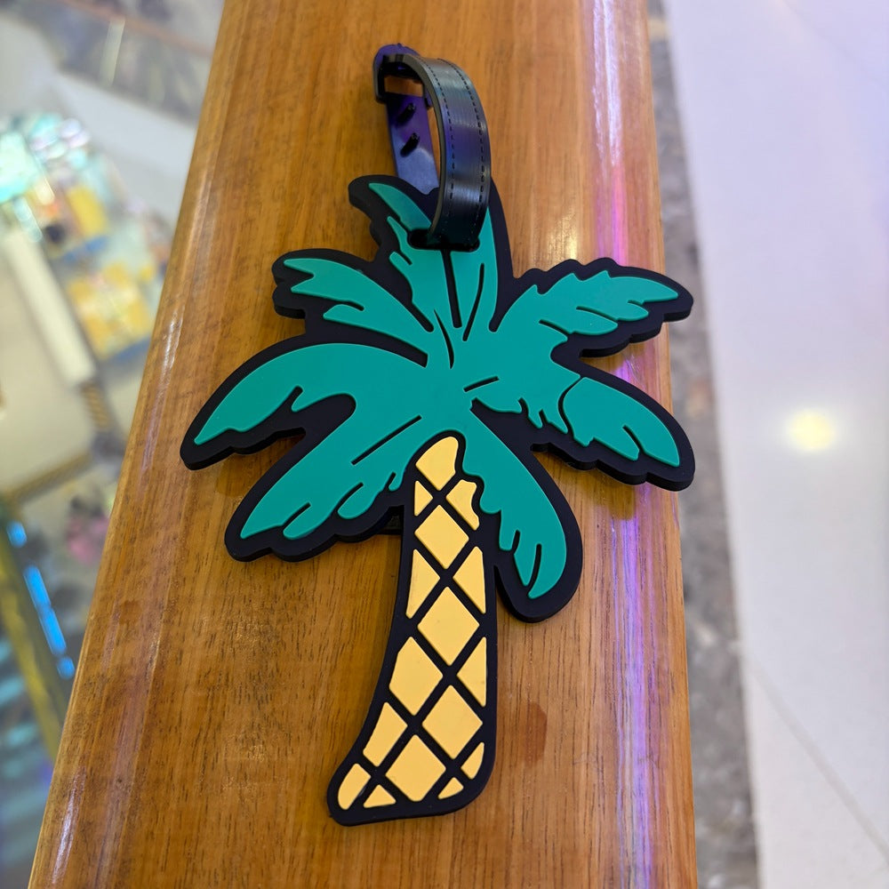Tropisk Palm Tre Luggage Tag Skanto